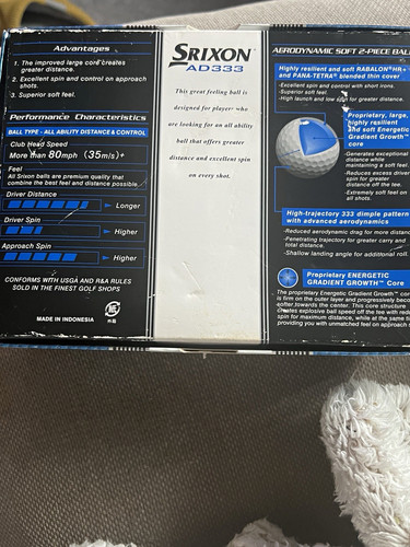 Srixon ad333 white - ad333,