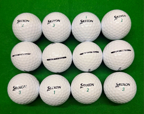 X12 srixon soft feel - feel, white