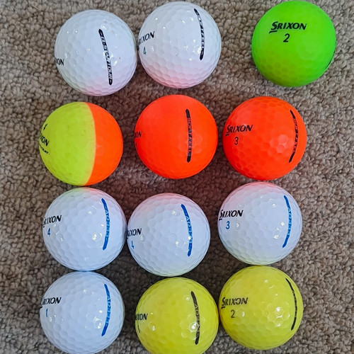 Mixed srixon golf balls - golf,