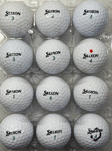 12x srixon soft - 12x, white